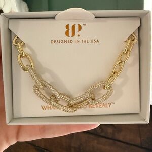 Bomb Party April gold Marina necklace